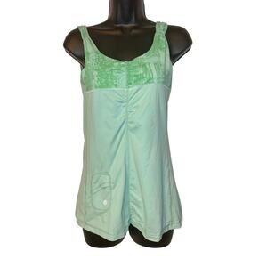Lululemon Athletica Womens Top Shirt Turquoise Size 6 ( Small )